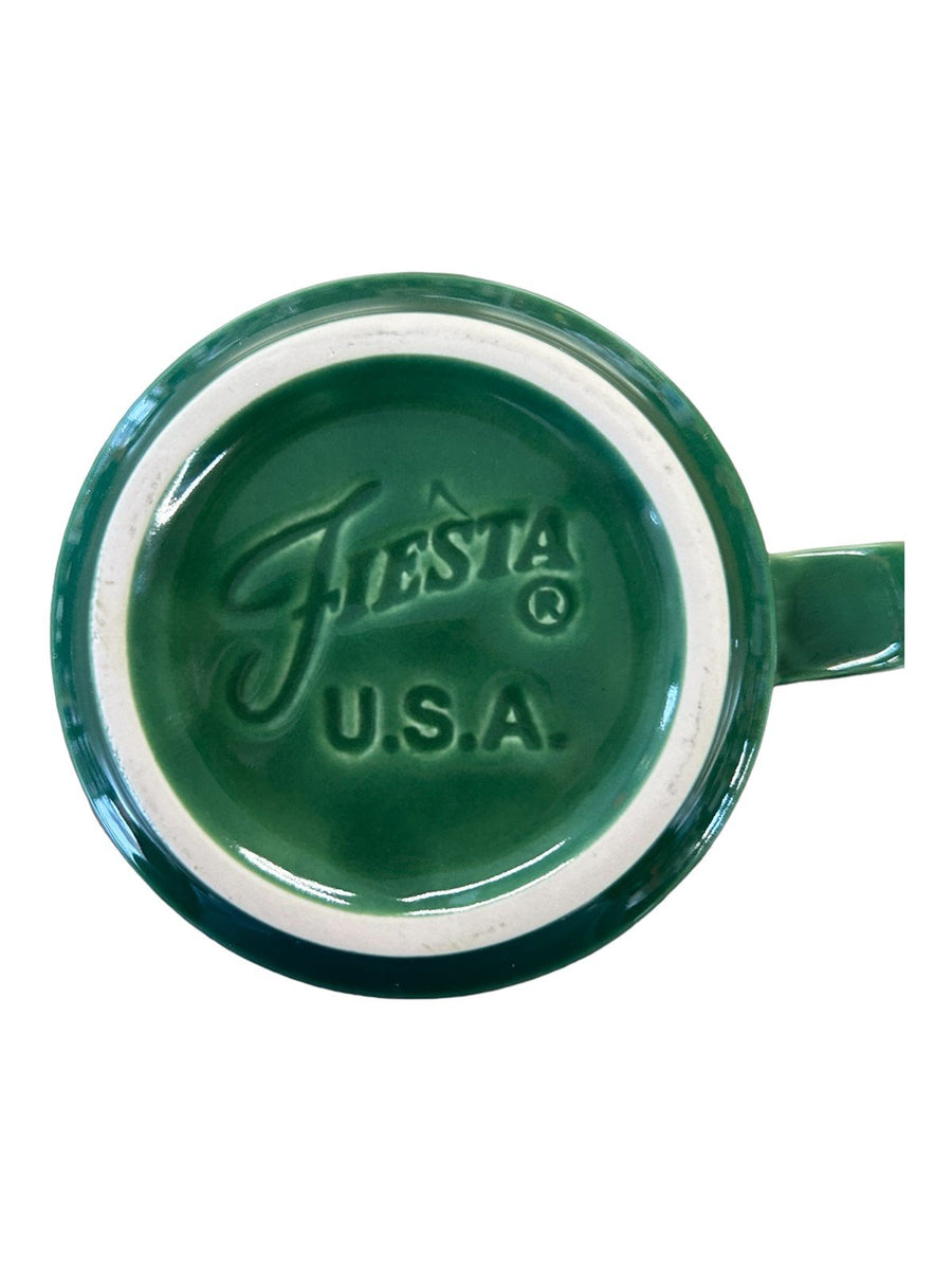 Fiesta - Jade Green Stacking Mug Homer Laughlin Ceramic Coffee Cup Drinkware HLC