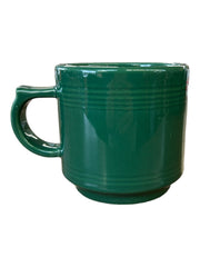 Fiesta - Jade Green Stacking Mug Homer Laughlin Ceramic Coffee Cup Drinkware HLC