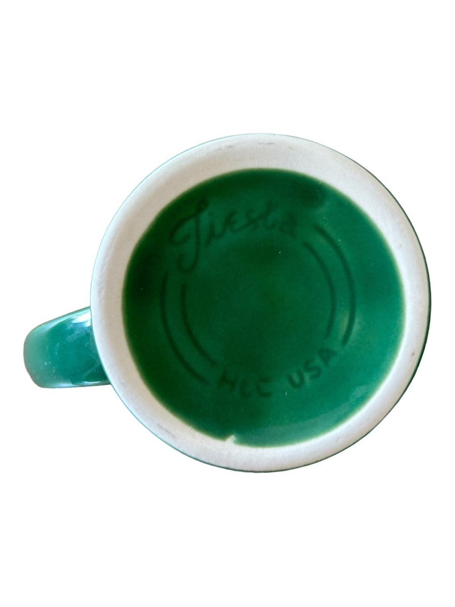 Fiesta - Jade Green Bistro Latte Mug Homer Laughlin Ceramic Coffee Cup Tea HLC