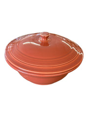 Fiesta - Paprika Brown Covered Casserole Dish Homer Laughlin Ceramic Servingware