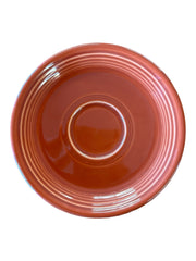 Fiesta - Paprika Brown Saucer Plate Dish Homer Laughlin Ceramic Tea Set Kitchen