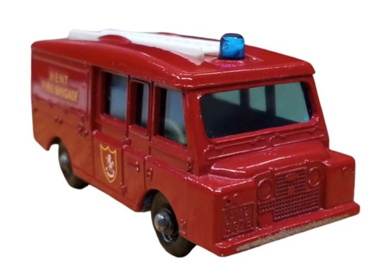 Lesney Matchbox Land Rover Fire Truck Diecast Vintage Collectible Nostalgic