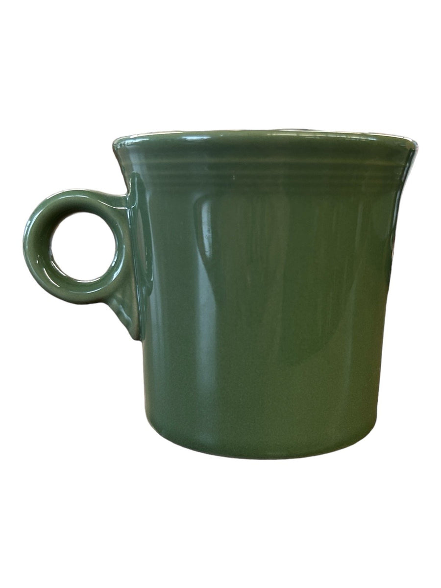 Fiesta - Sage Green Ring Handled Mug Homer Laughlin Ceramic Coffee Cup Drinkware