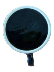 Fiesta - Black Ring Handled Mug Homer Laughlin Ceramic Coffee Cup Drinkware HLC