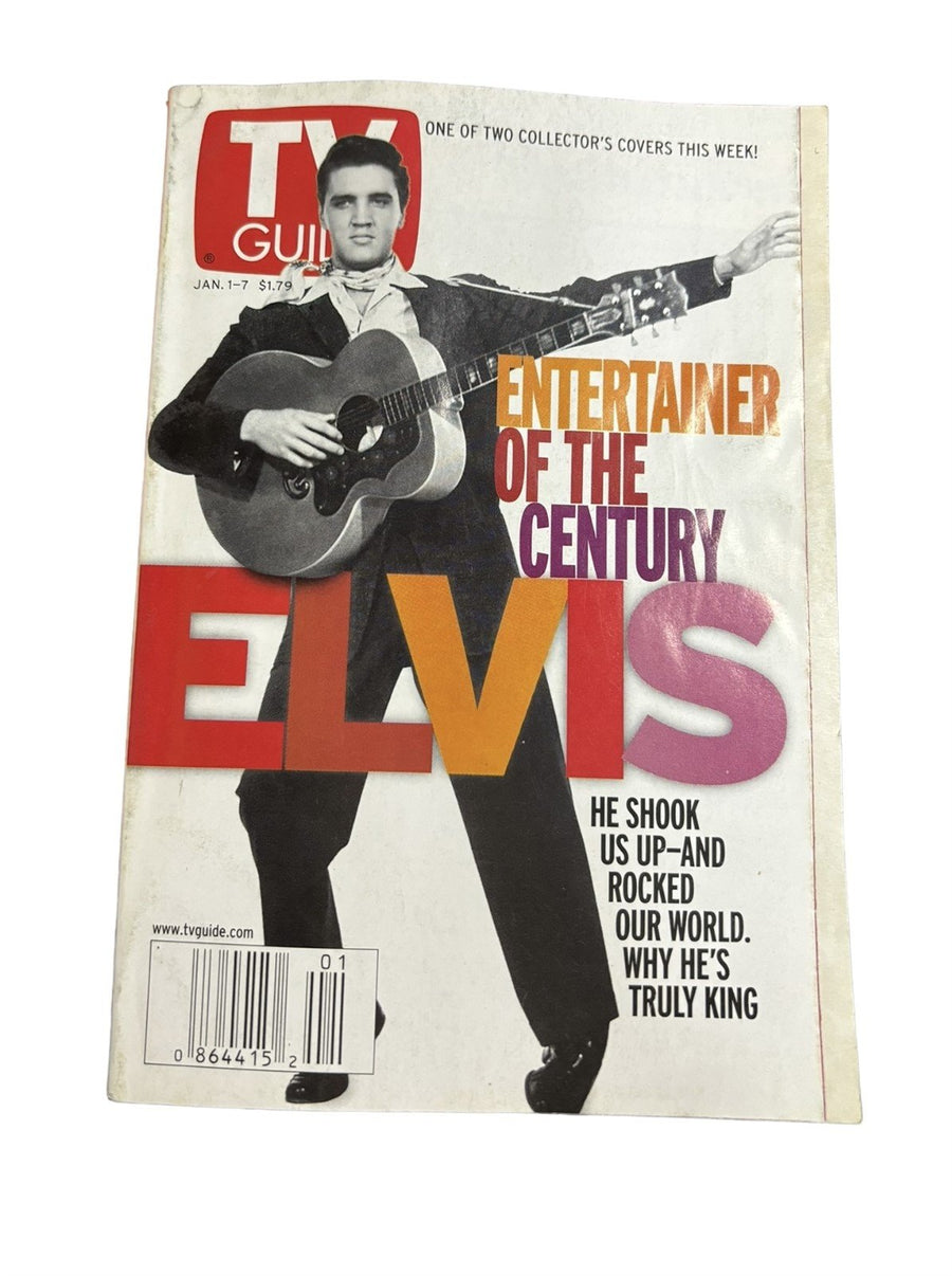 Elvis Presley TV Guides Collector's Lot of 5 Magazines 1989-2001