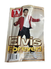 Elvis Presley TV Guides Collector's Lot of 5 Magazines 1989-2001