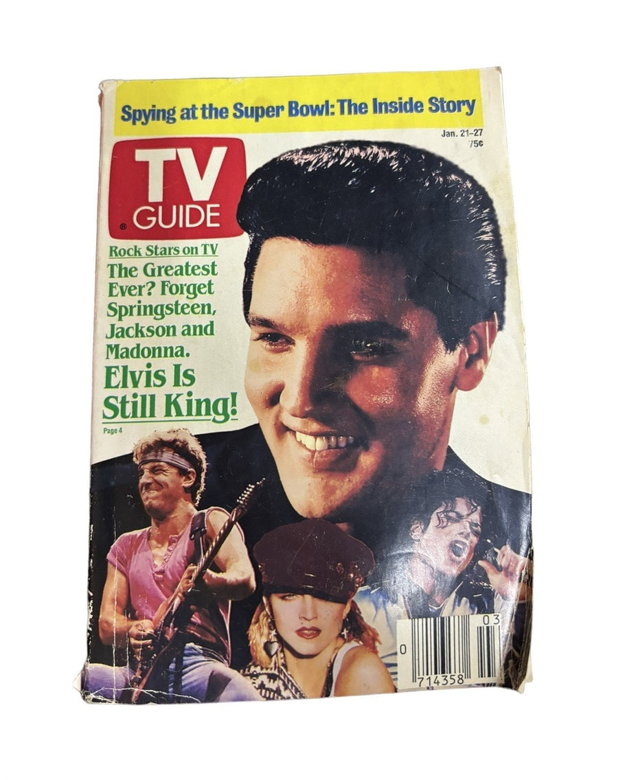 Elvis Presley TV Guides Collector's Lot of 5 Magazines 1989-2001