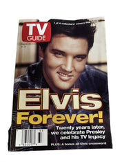 Elvis Presley TV Guides Collector's Lot of 5 Magazines 1989-2001