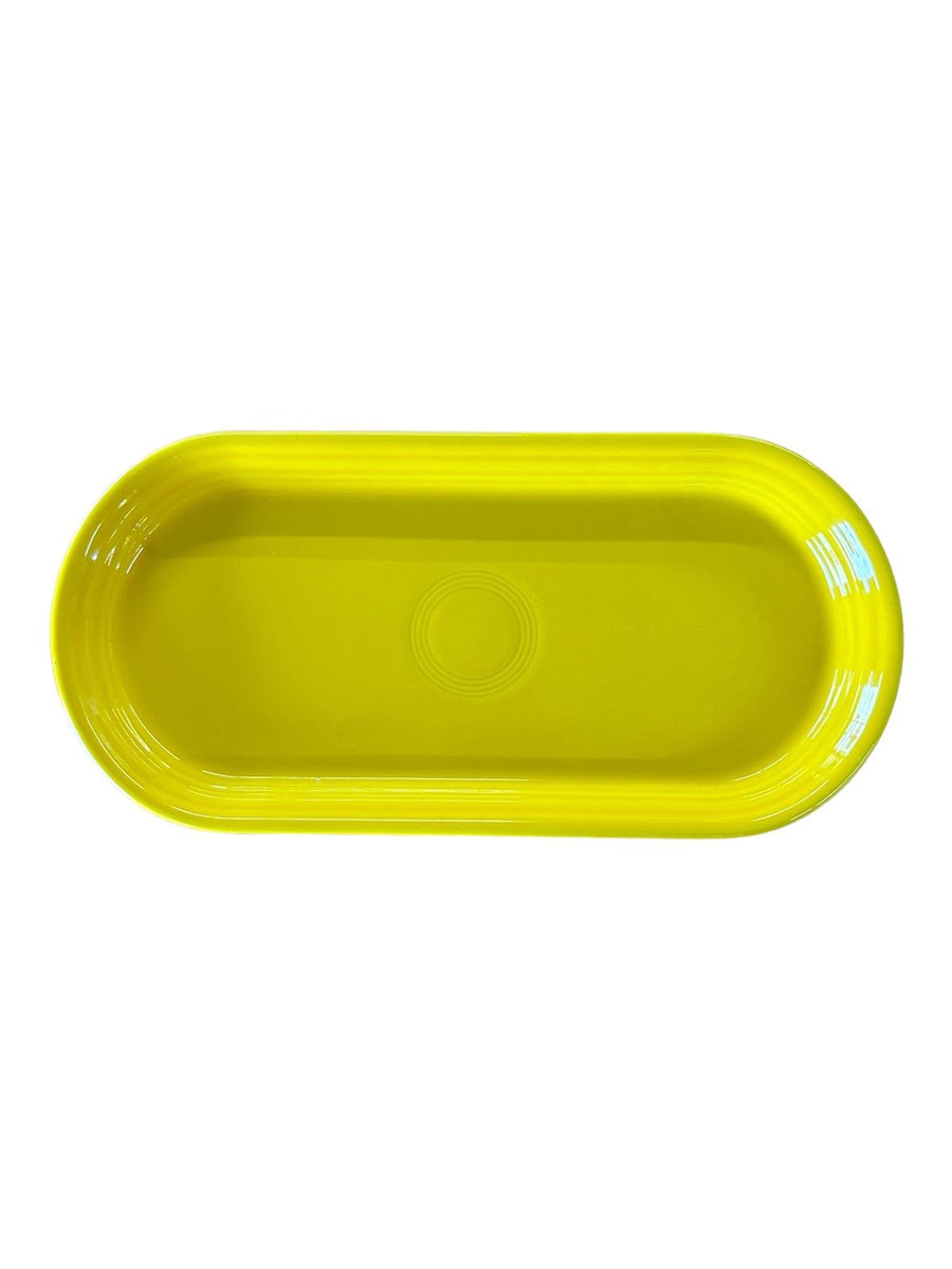 Fiesta - Daffodil Yellow Small Bread Tray Homer Laughlin Ceramic Dish Cooking