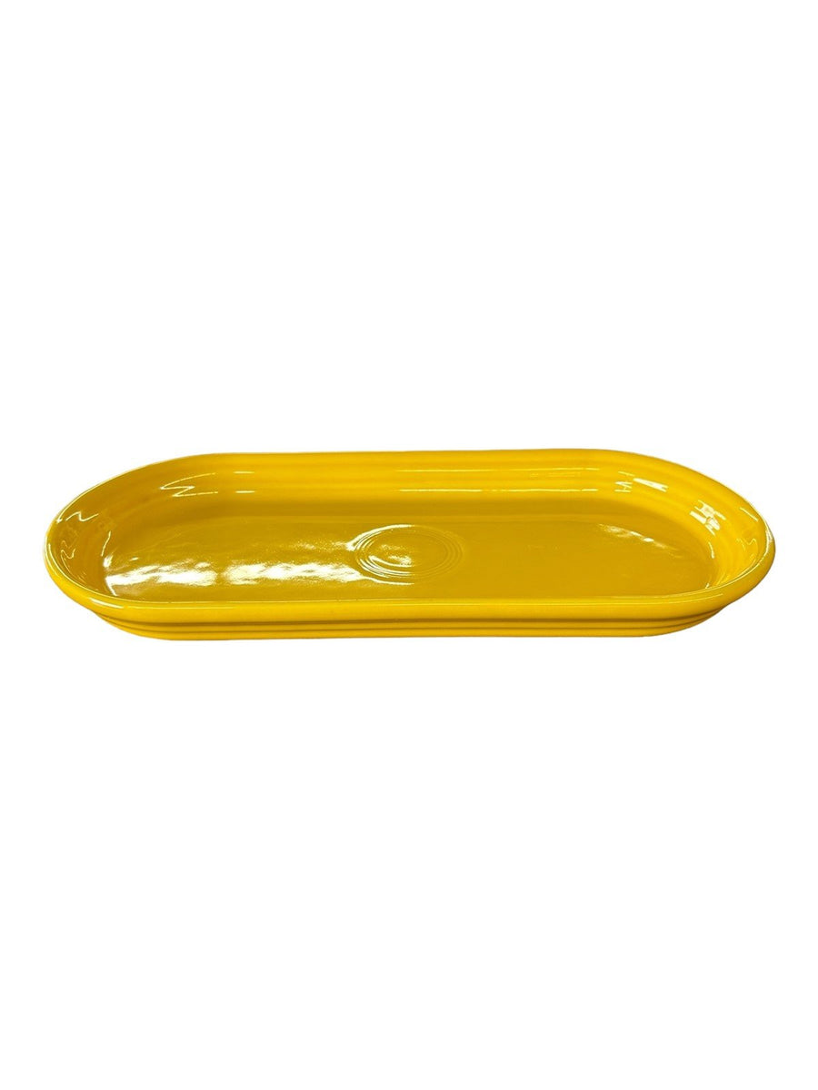 Fiesta - Daffodil Yellow Small Bread Tray Homer Laughlin Ceramic Dish Cooking