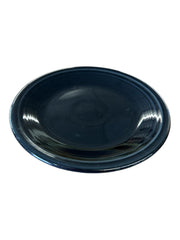 Fiesta - Black Salad Plate Ceramic Dish Homer Laughlin Dinner Kitchenware Dining