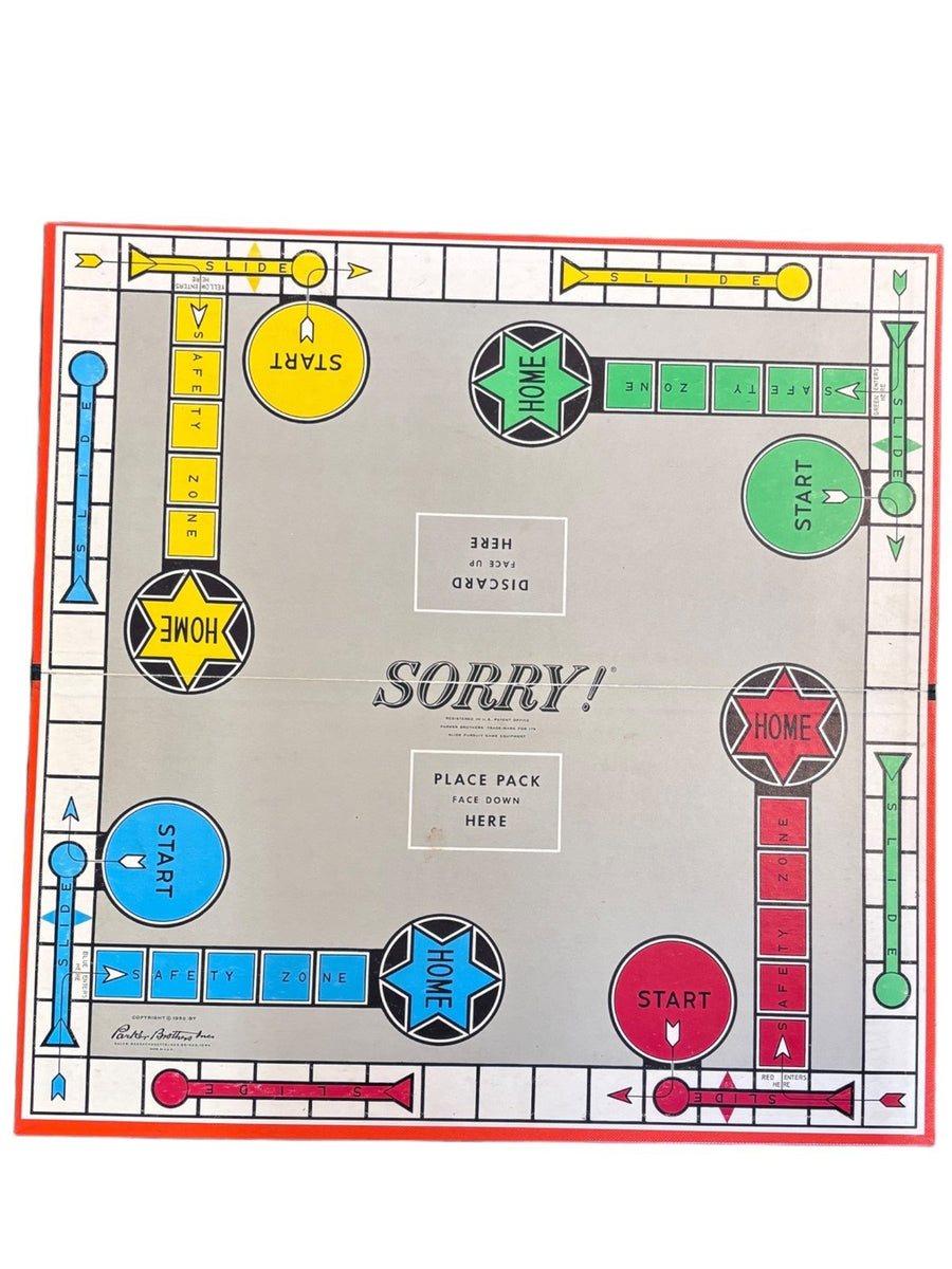 Sorry! Parker Brothers Inc. Slide Pursuit Game Made in the U.S.A.