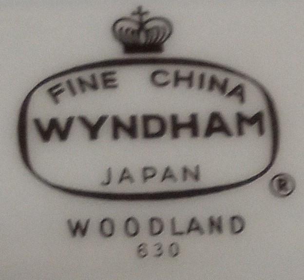 Wyndham Oval Serving Platter Antique Japan Fine China Vintage Woodland 630