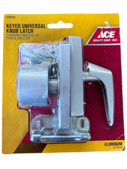 Ace Hardware Keyed Universal Knob Latch Aluminum