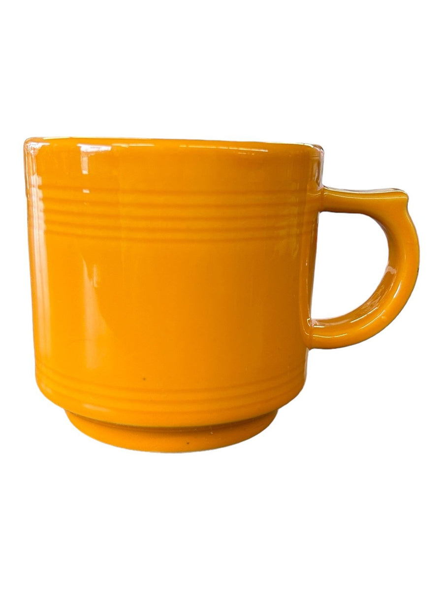 Fiesta - Butterscotch Yellow Stacking Mug Homer Laughlin Ceramic Coffee Cup HLC