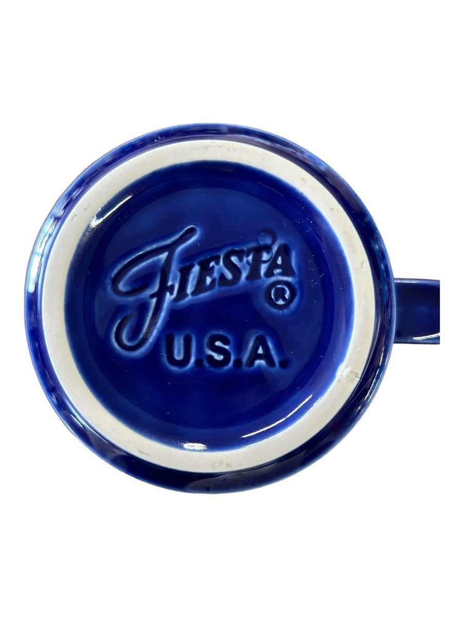 Fiesta - Twilight Blue Stacking Mug Homer Laughlin Ceramic Coffee Cup Drinkware