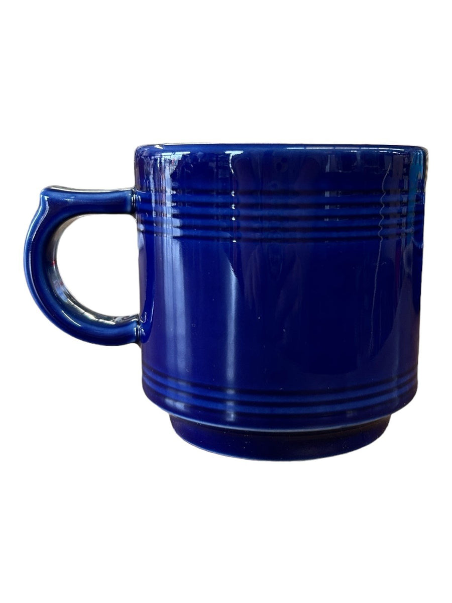 Fiesta - Twilight Blue Stacking Mug Homer Laughlin Ceramic Coffee Cup Drinkware