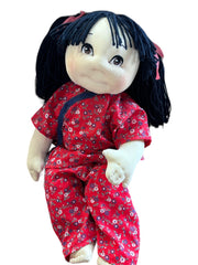 Rice Daddy Babies Set of Two Girl Dolls One Hong Kong Passport