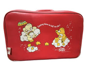 Care Bears Suitcase 1983 Red Luggage Vintage American Greetings Storage Case
