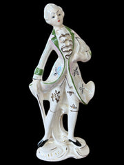 Brinnco Japan Porcelain Figures Man and Woman Vintage