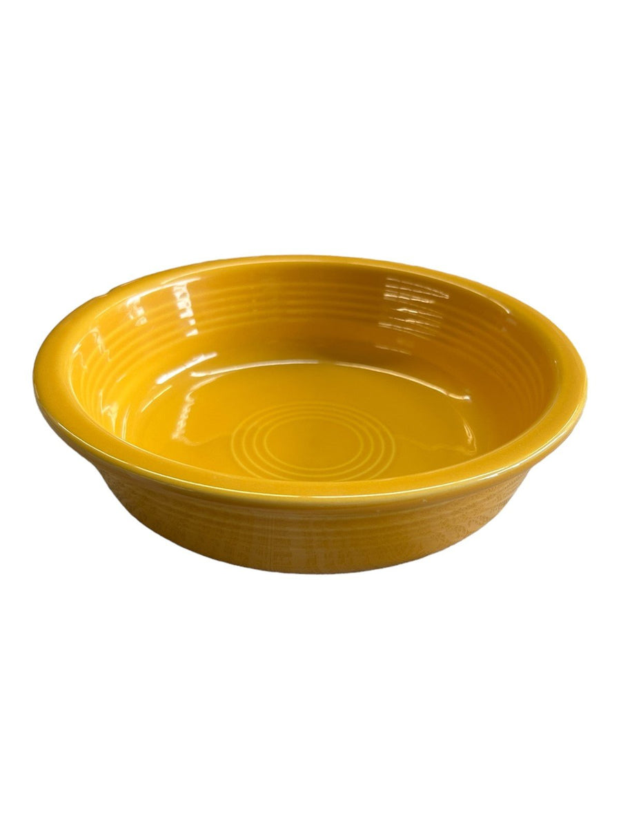 Fiesta - Marigold Yellow Medium Soup Bowl Homer Laughlin Kitchenware Dinner Cook