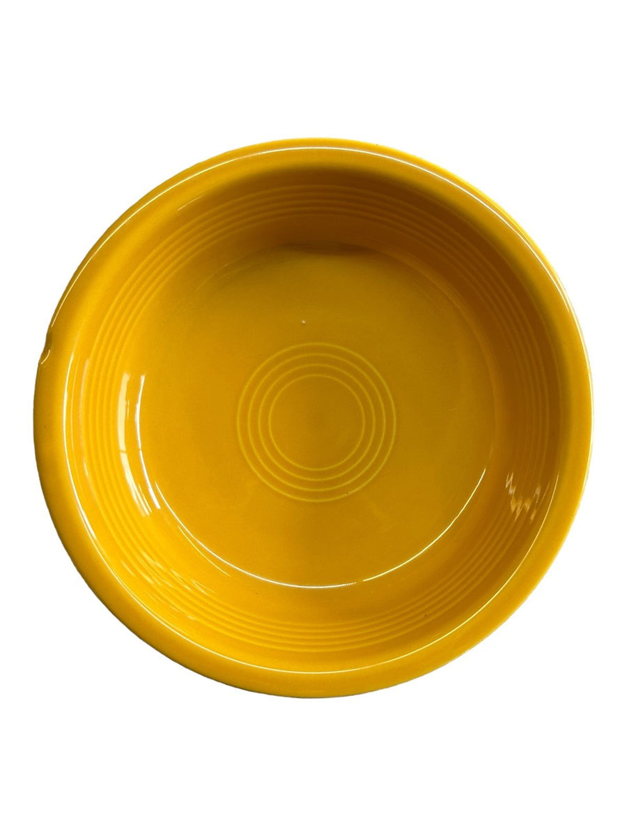 Fiesta - Marigold Yellow Medium Soup Bowl Homer Laughlin Kitchenware Dinner Cook