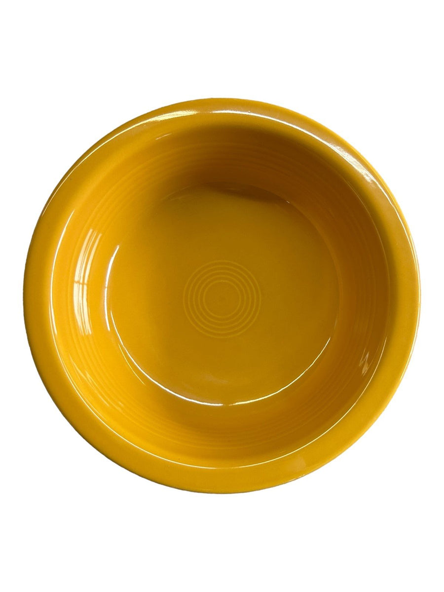 Fiesta - Marigold Yellow Large Bowl Homer Laughlin Ceramic 1 Quart Dining 40oz