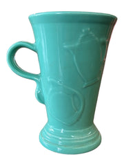 Fiesta - Sea Mist Green Retired Pedestal Mug Homer Laughlin Ceramic Coffee Cup