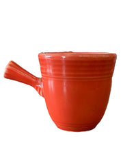 Fiesta - Persimmon Orange Demitasse Cup Stick Handle Discontinued Homer Laughlin