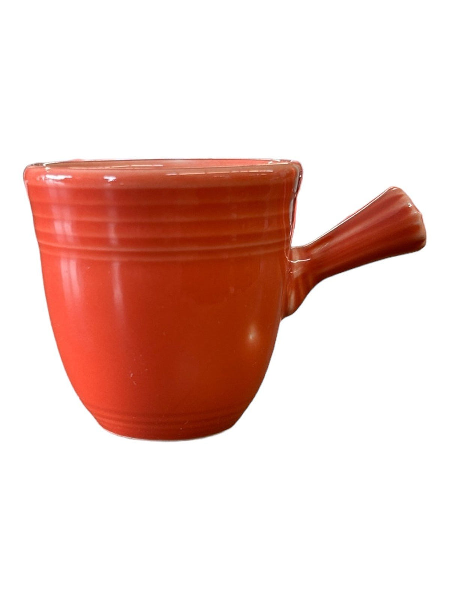 Fiesta - Persimmon Orange Demitasse Cup Stick Handle Discontinued Homer Laughlin