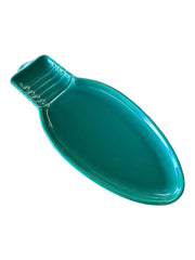 Fiesta - Jade Green Light Bulb Plate Homer Laughlin Ceramic Candy Dish Christmas