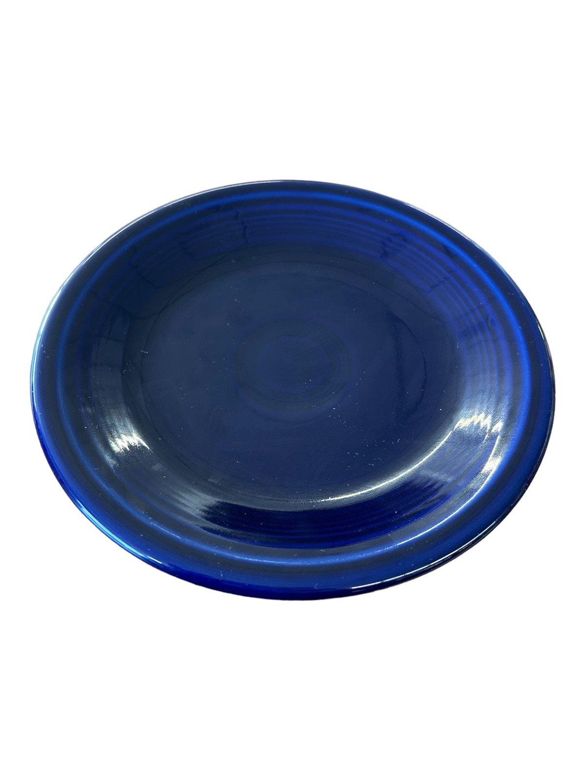 Fiesta - Cobalt Blue Salad Plate Ceramic Dish Homer Laughlin Dinner Kitchenware