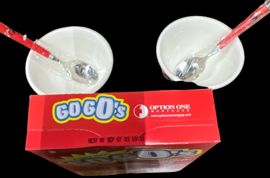 One Option Mortgage Gogo's Breakfast Set Bowls Pitcher Spoons Cereal