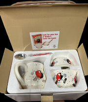 One Option Mortgage Gogo's Breakfast Set Bowls Pitcher Spoons Cereal