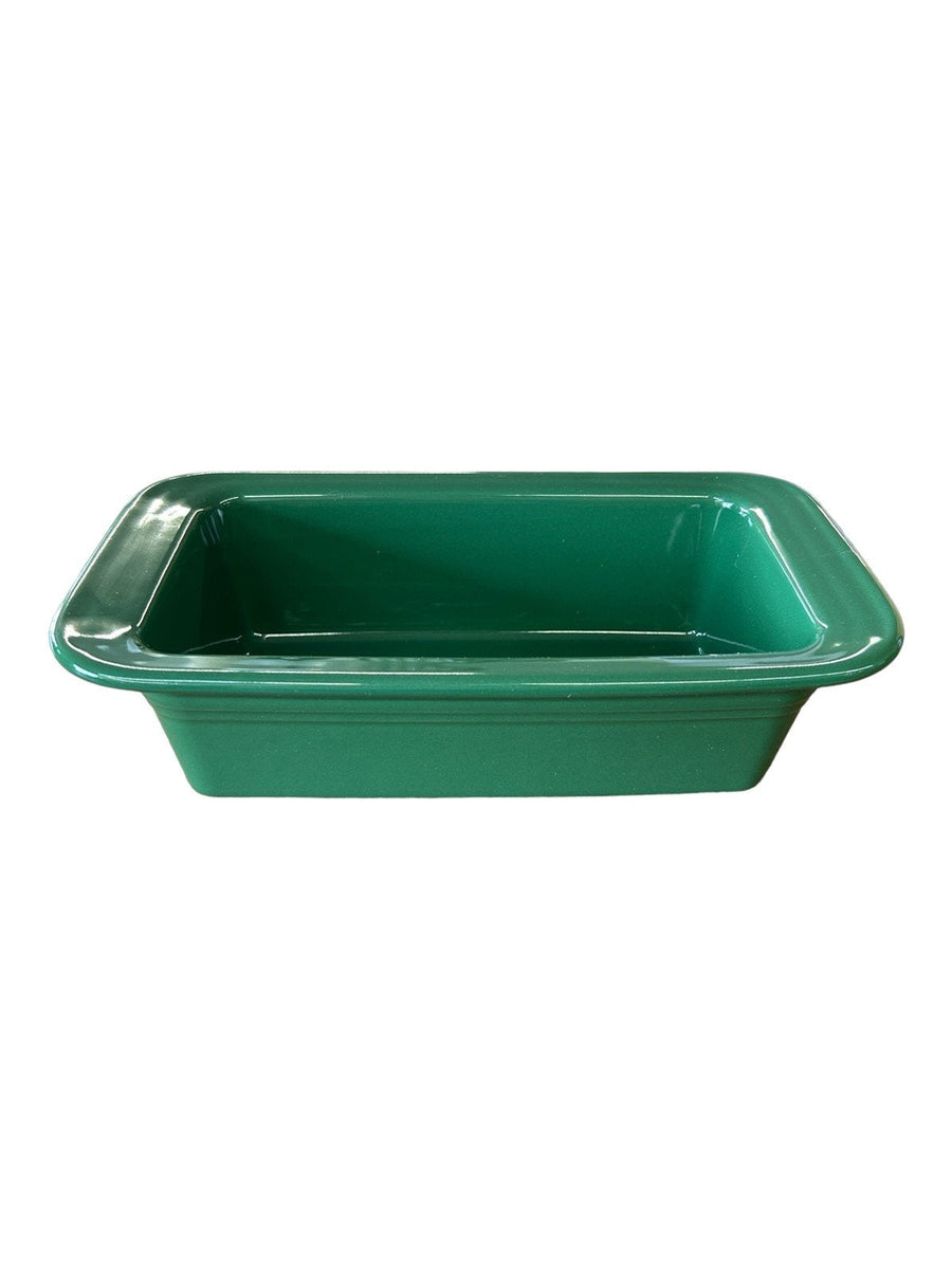 Fiesta - Jade Green Loaf Pan Homer Laughlin Ceramic Bakeware Kitchen Bread Dish