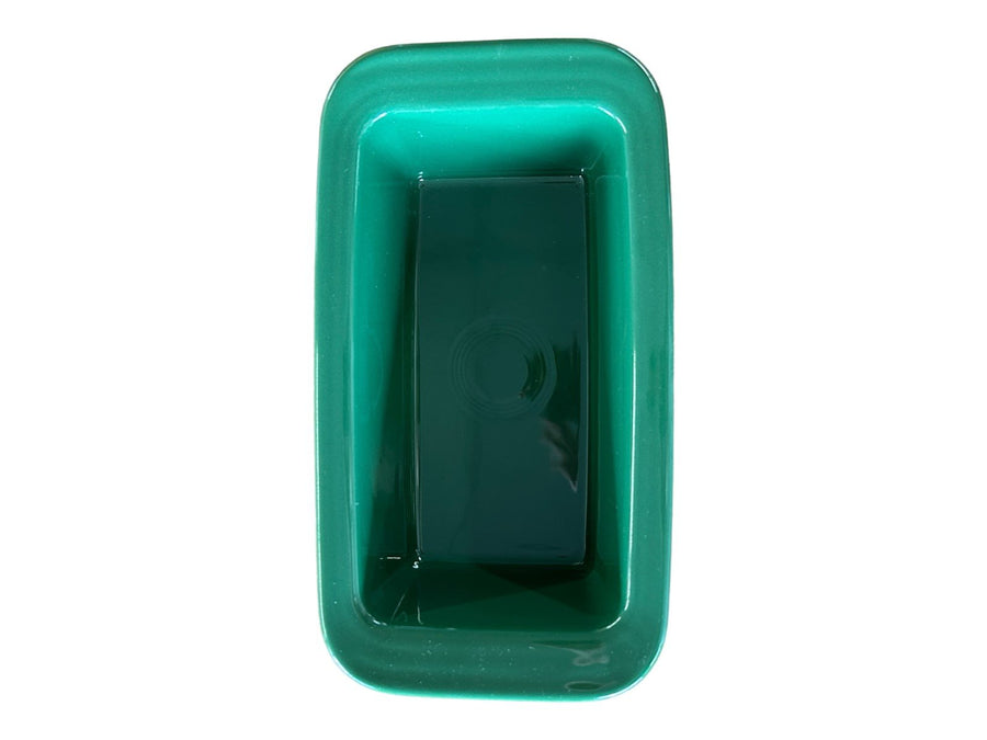 Fiesta - Jade Green Loaf Pan Homer Laughlin Ceramic Bakeware Kitchen Bread Dish