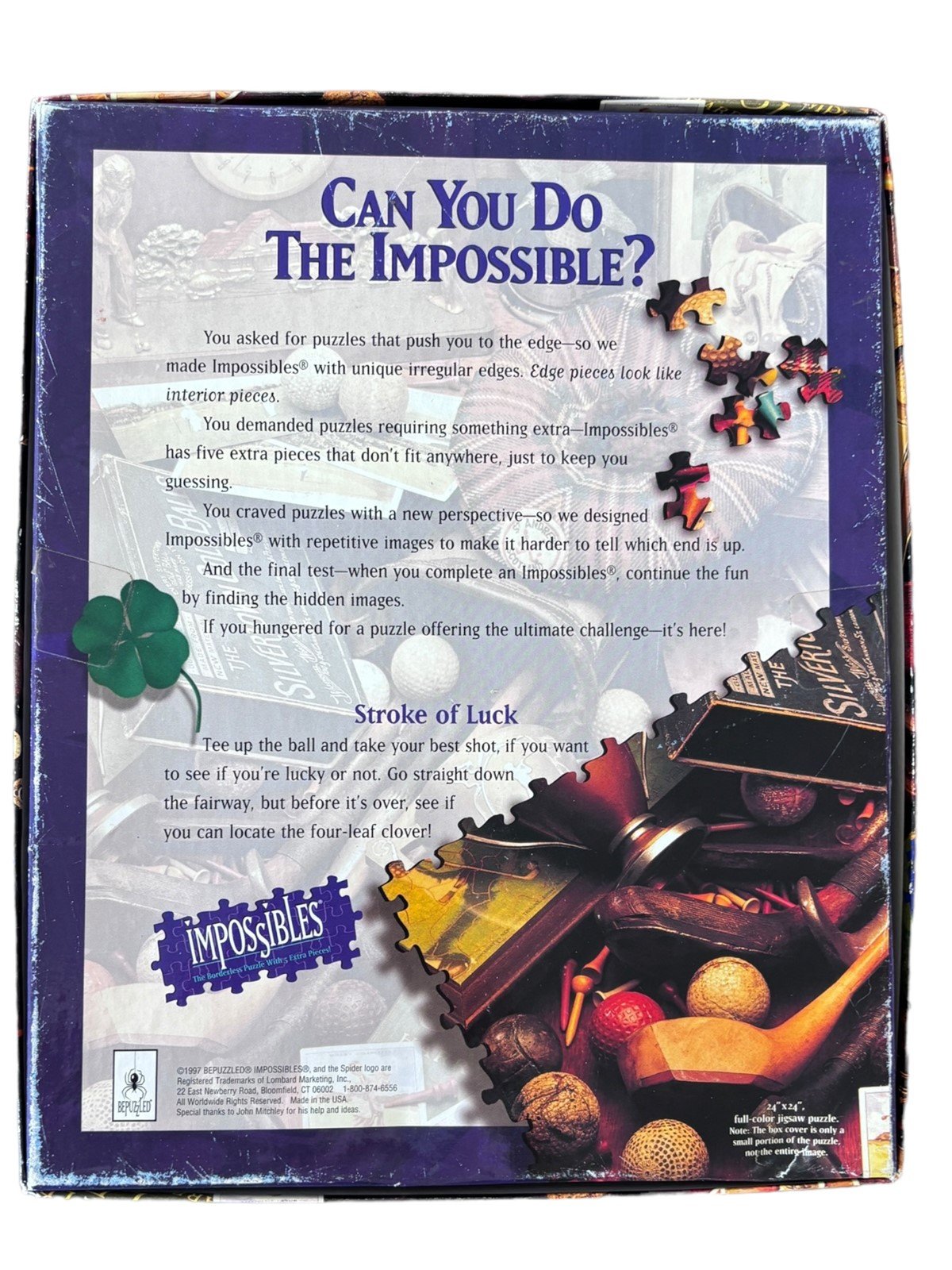 Impossibles Be Puzzled Puzzle 750 Pieces Irregular Puzzle Piece Shapes