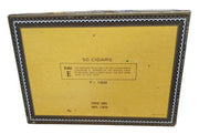 Ignacio Haya Gold Label Cigar Box Vintage Collectible Storage Tobacciana