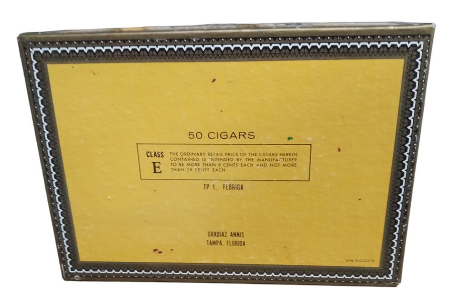 Ignacio Haya Gold Label Cigar Box Vintage Collectible Storage Tobacciana
