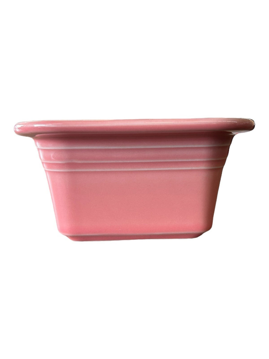 Fiesta - Peony Pink Loaf Pan Homer Laughlin Ceramic Bakeware Kitchen Bread Dish