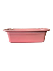 Fiesta - Peony Pink Loaf Pan Homer Laughlin Ceramic Bakeware Kitchen Bread Dish