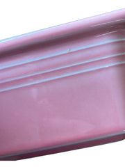 Fiesta - Peony Pink Loaf Pan Homer Laughlin Ceramic Bakeware Kitchen Bread Dish