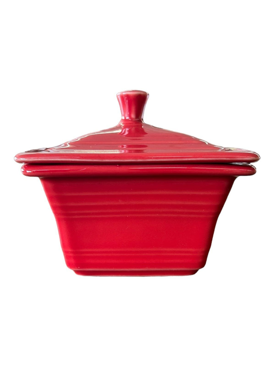 Fiesta - Scarlet Red Gift Box Belk Homer Laughlin Ceramic Home Decor Container