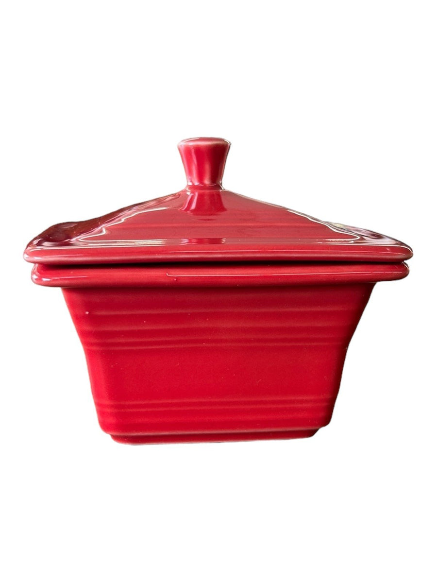 Fiesta - Scarlet Red Gift Box Belk Homer Laughlin Ceramic Home Decor Container