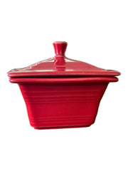 Fiesta - Scarlet Red Gift Box Belk Homer Laughlin Ceramic Home Decor Container