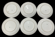 Japanese Women and Pagoda Saucers Antique Made in Japan Vintage Set of 6