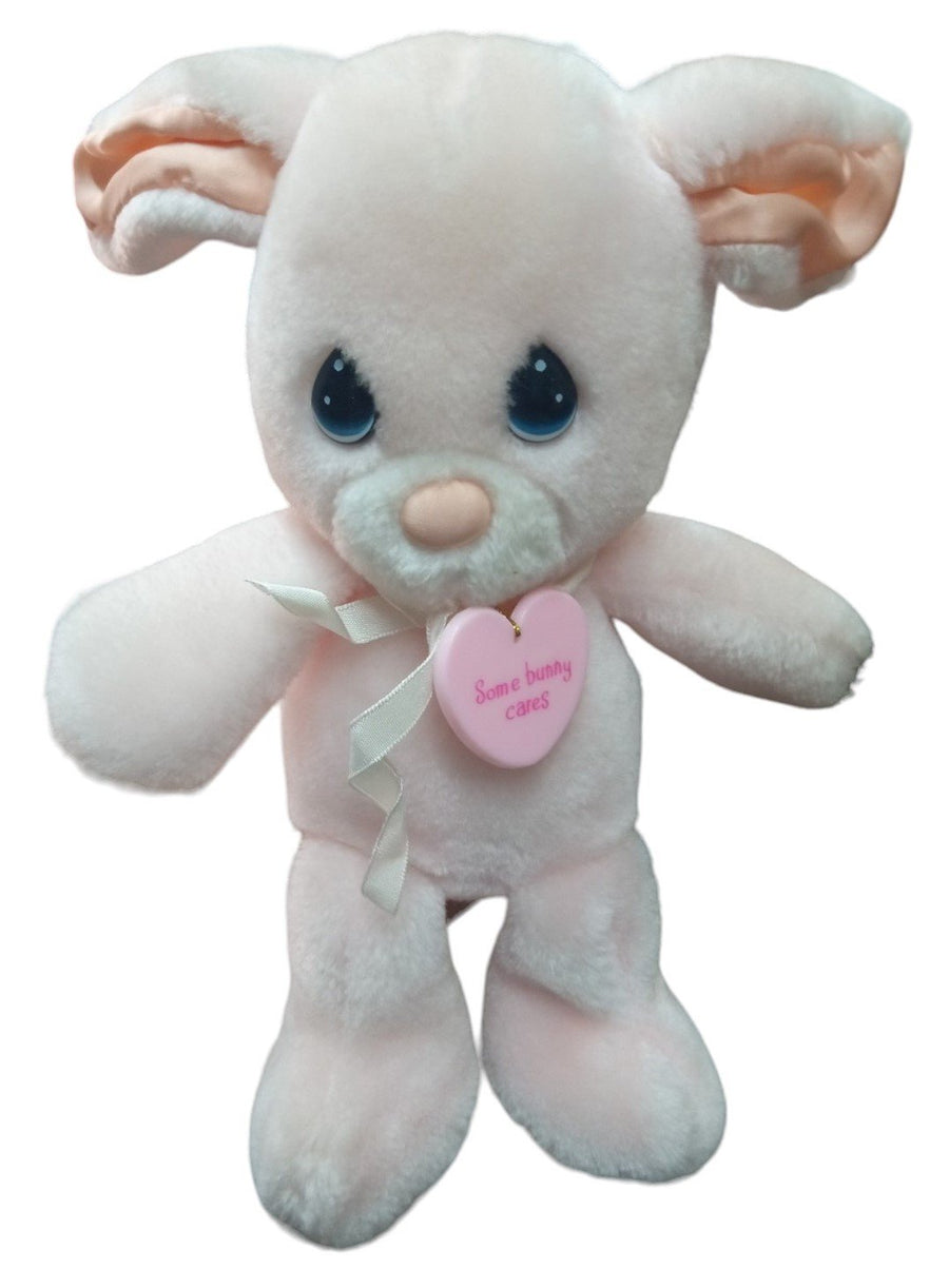 Applause Precious Moments Pink Plush Bunny Rabbit Vintage Collectible