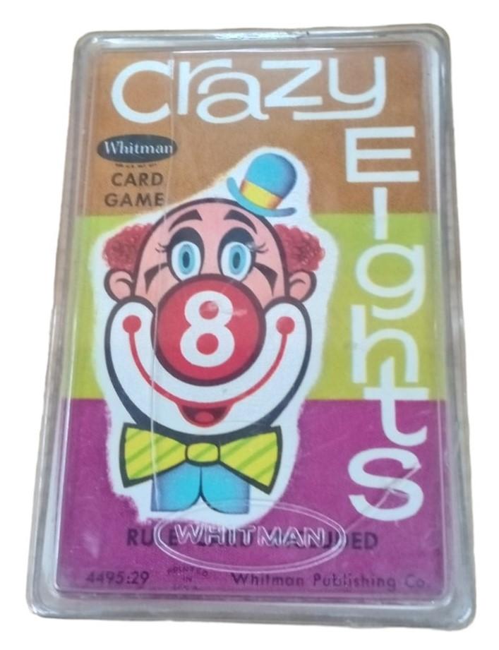 Whitman Crazy Eights Card Game Vintage Collectible Nostalgic 1960s