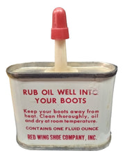 Red Wing Shoes Shoe Oil Vintage Collectible Clothing Accessory Shoe Care