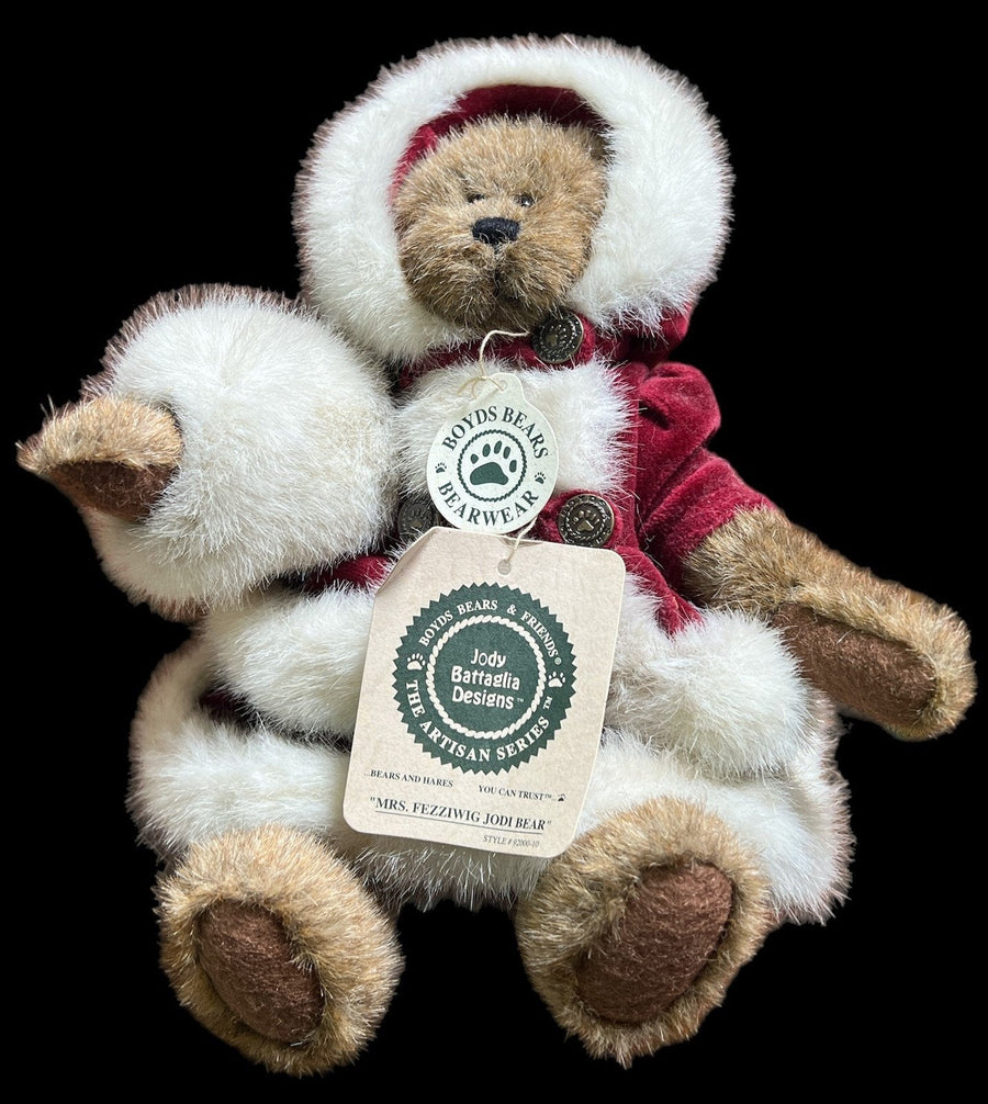 Boyds Bears Vintage Prince Mrs Fezziwig Jodi Bear Quincy by Enesco Set of 3